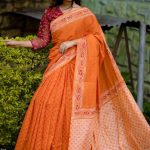 পিওর কটন ম্যাটেরিয়াল ১৪ হাতের শাড়ি
