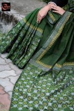 পিওর কটন ম্যাটেরিয়াল ১৪ হাতের শাড়ি - Image 3